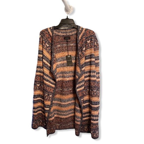Lucky Brand Sweaters - Lucky Brand Geometric Jacquard Knit Cardigan